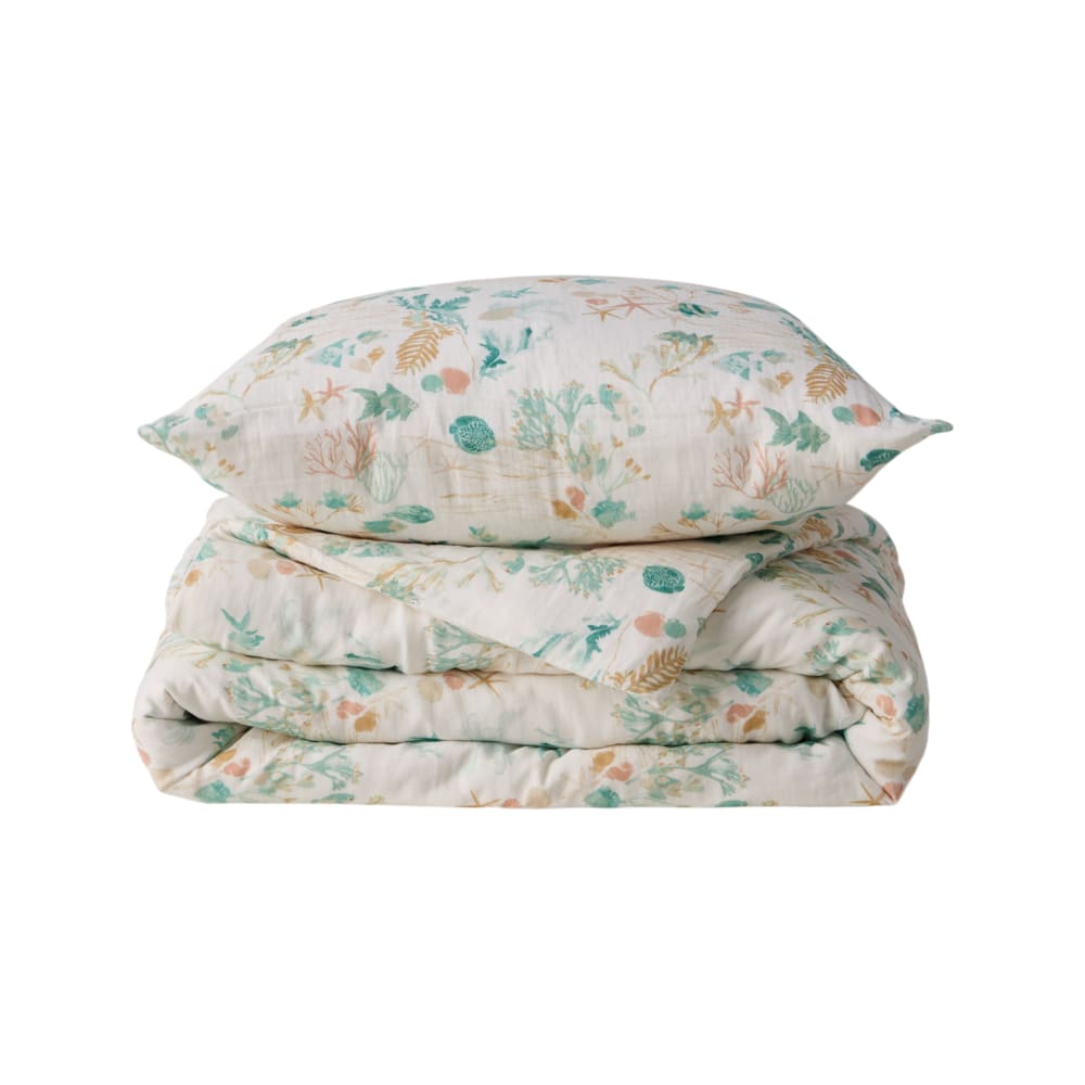 CAMIF - Parure de lit enfant gaze de coton Chansons d'eaux douces