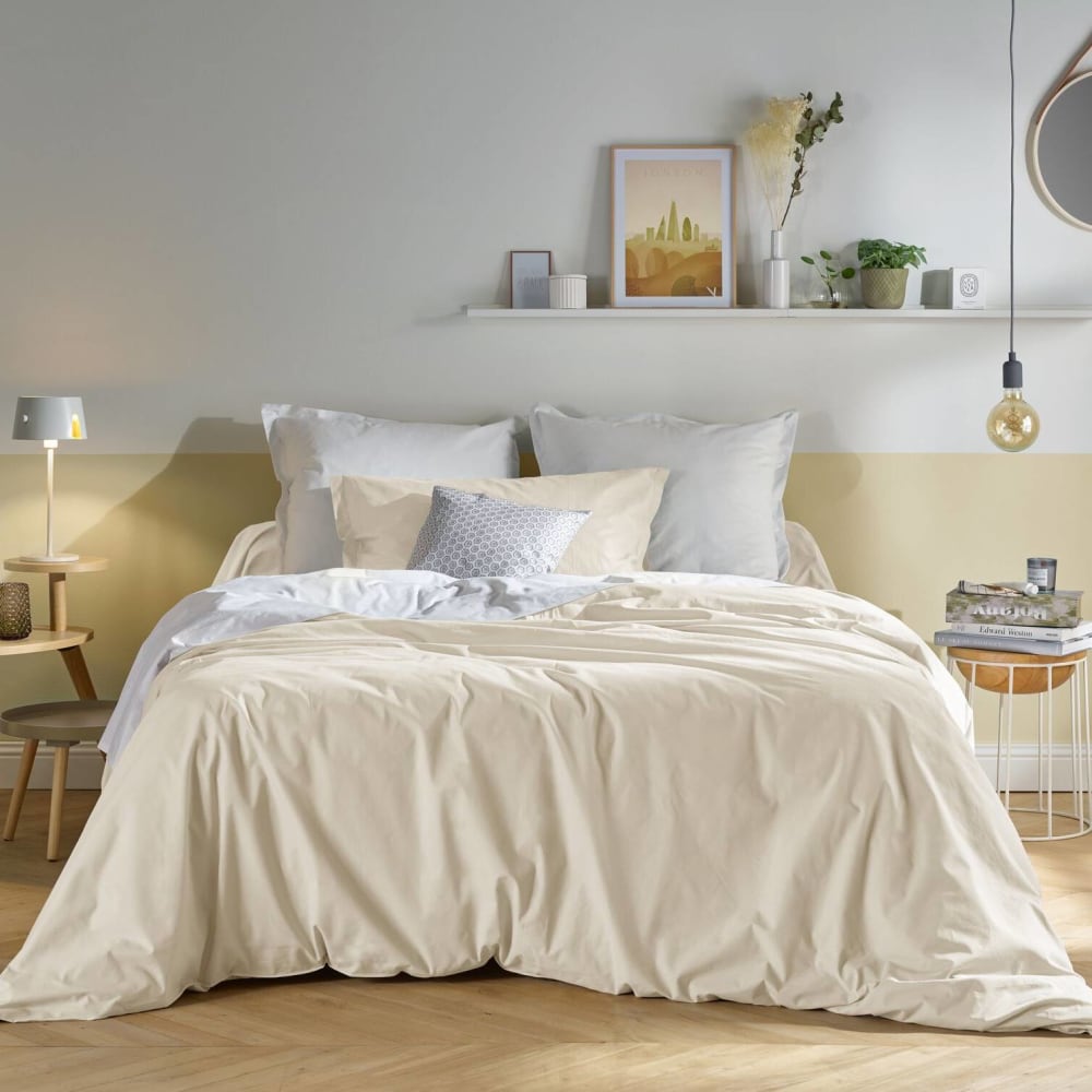 Housse de couette en coton bio galuchat 140 x 200 cm