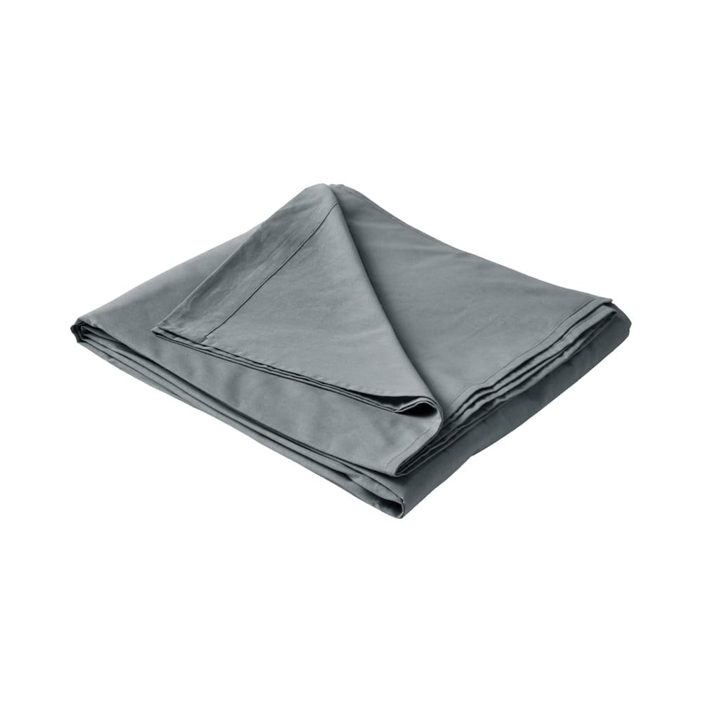 Drap plat en coton et en lin orage 240 x 300 cm — vue 3