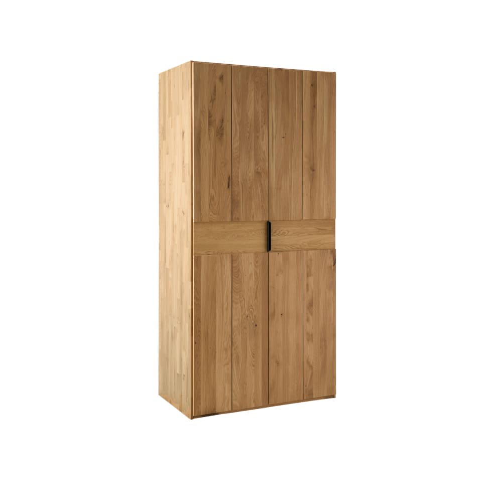 Armoire en chêne massif 2 portes