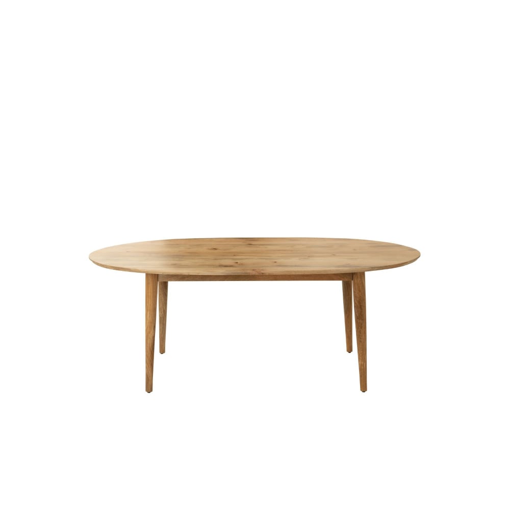 Table ovale en manguier