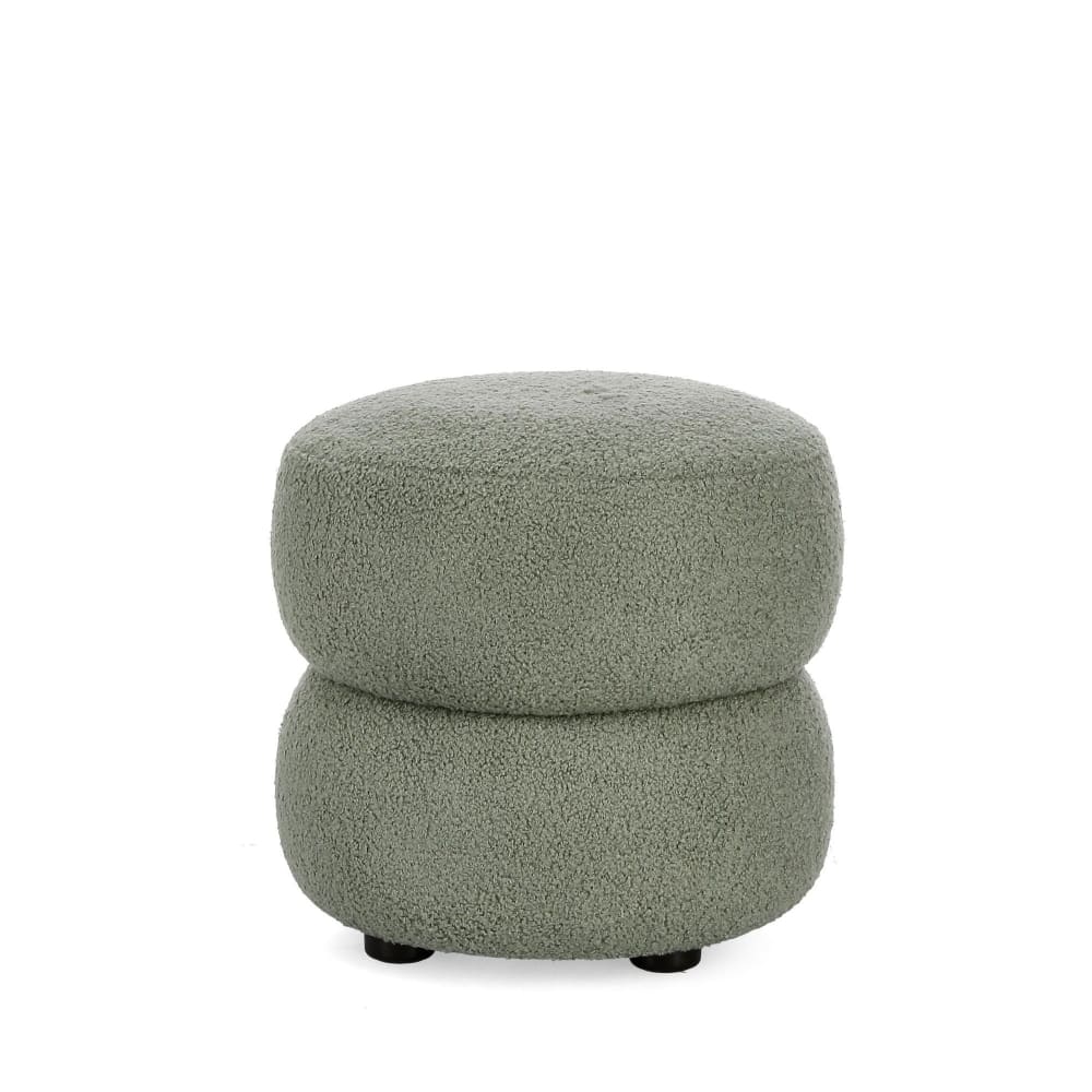 Pouf rond D41 en tissu
