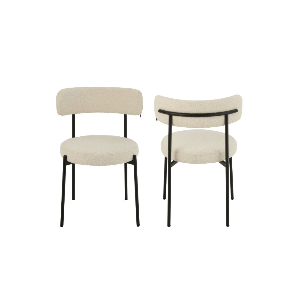 Lot de 2 chaises design