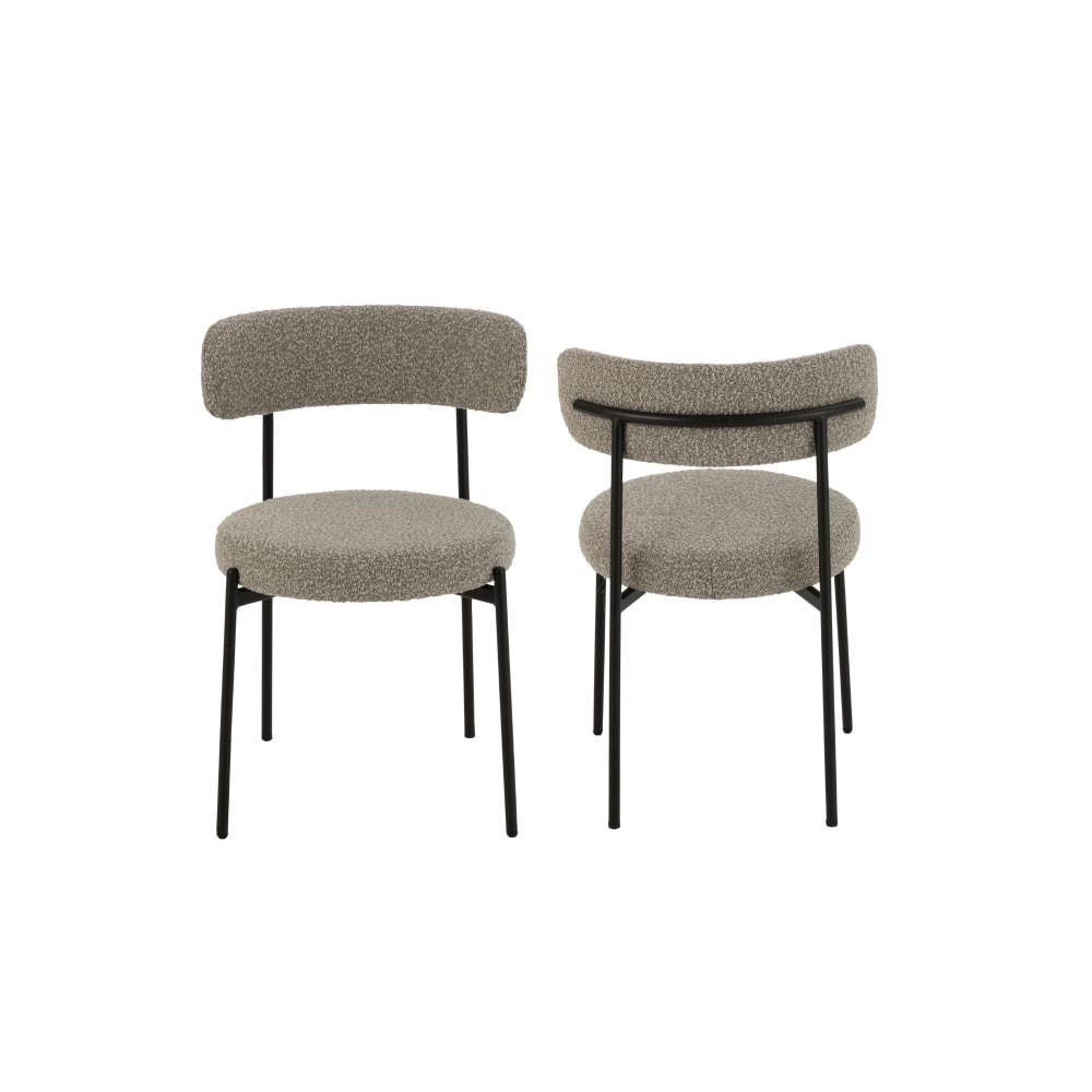Lot de 2 chaises design
