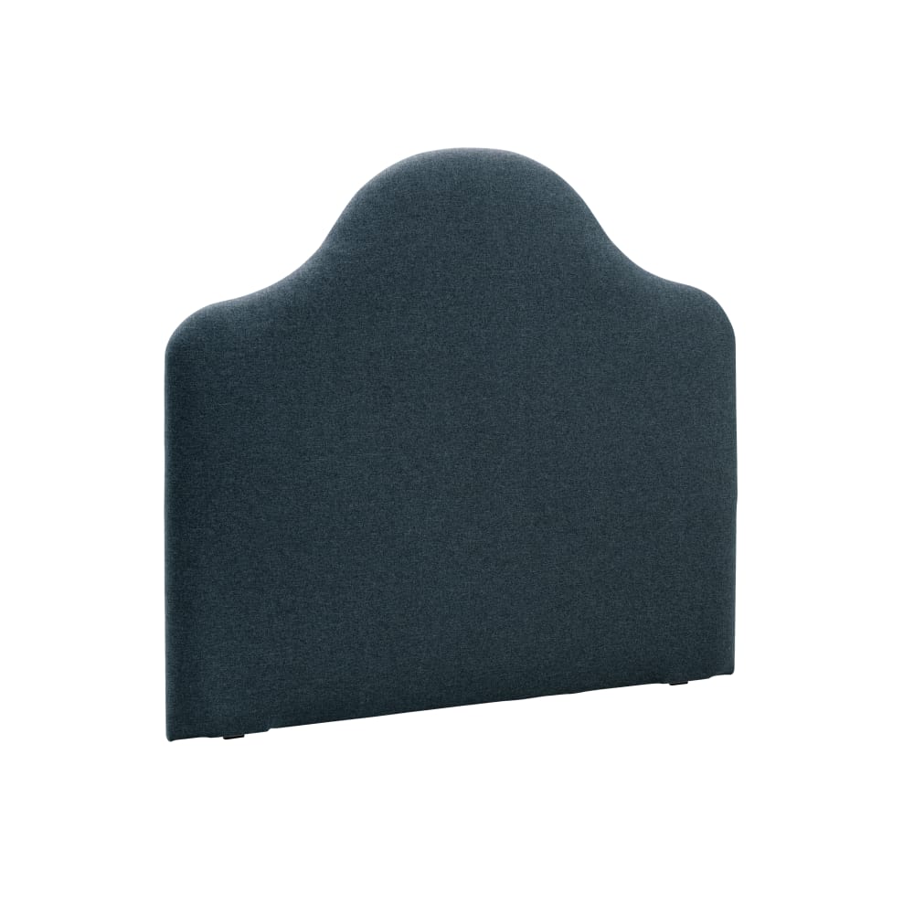 Tête de lit en tissu bleu marine largeur 180 cm