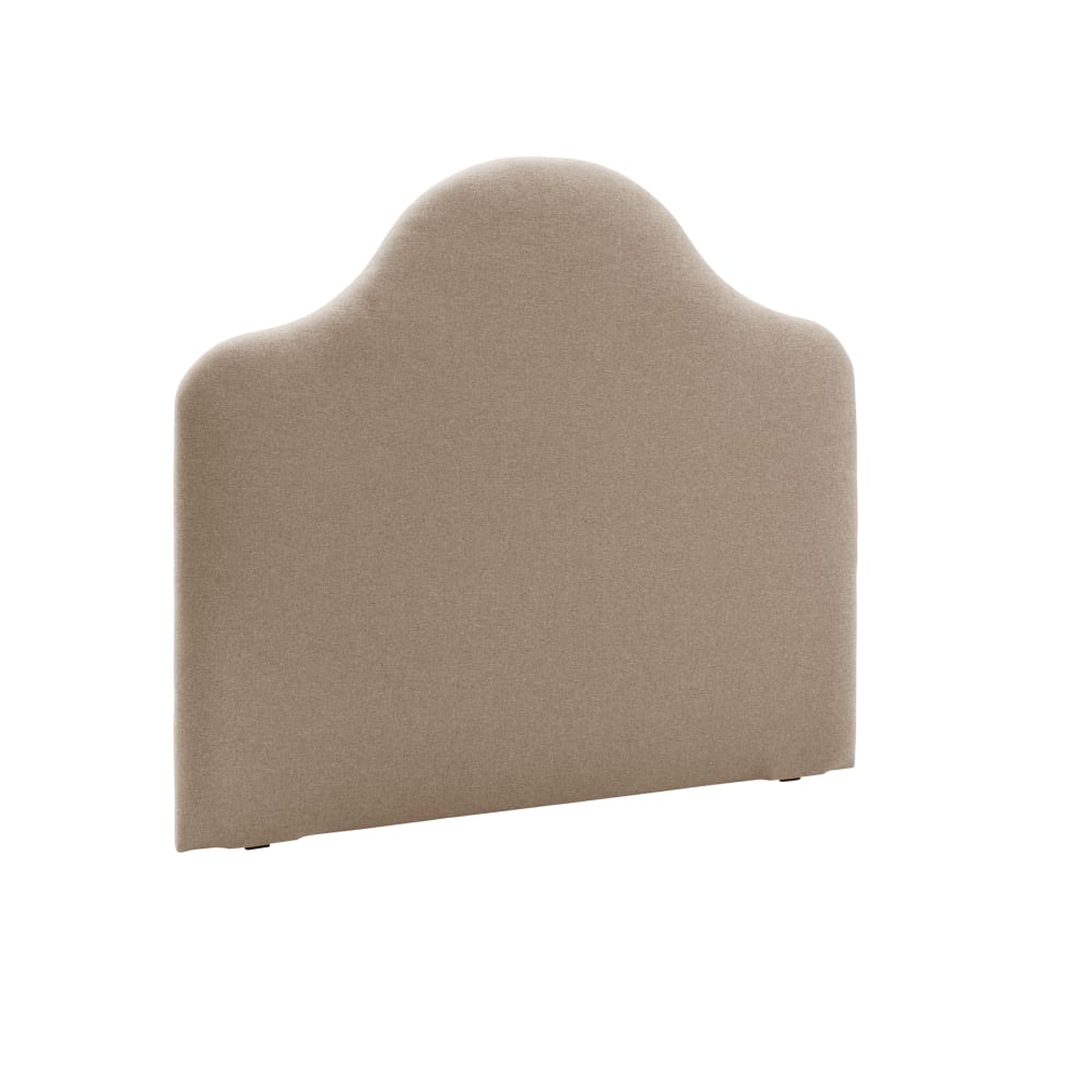 Tête de lit en tissu beige largeur 180 cm