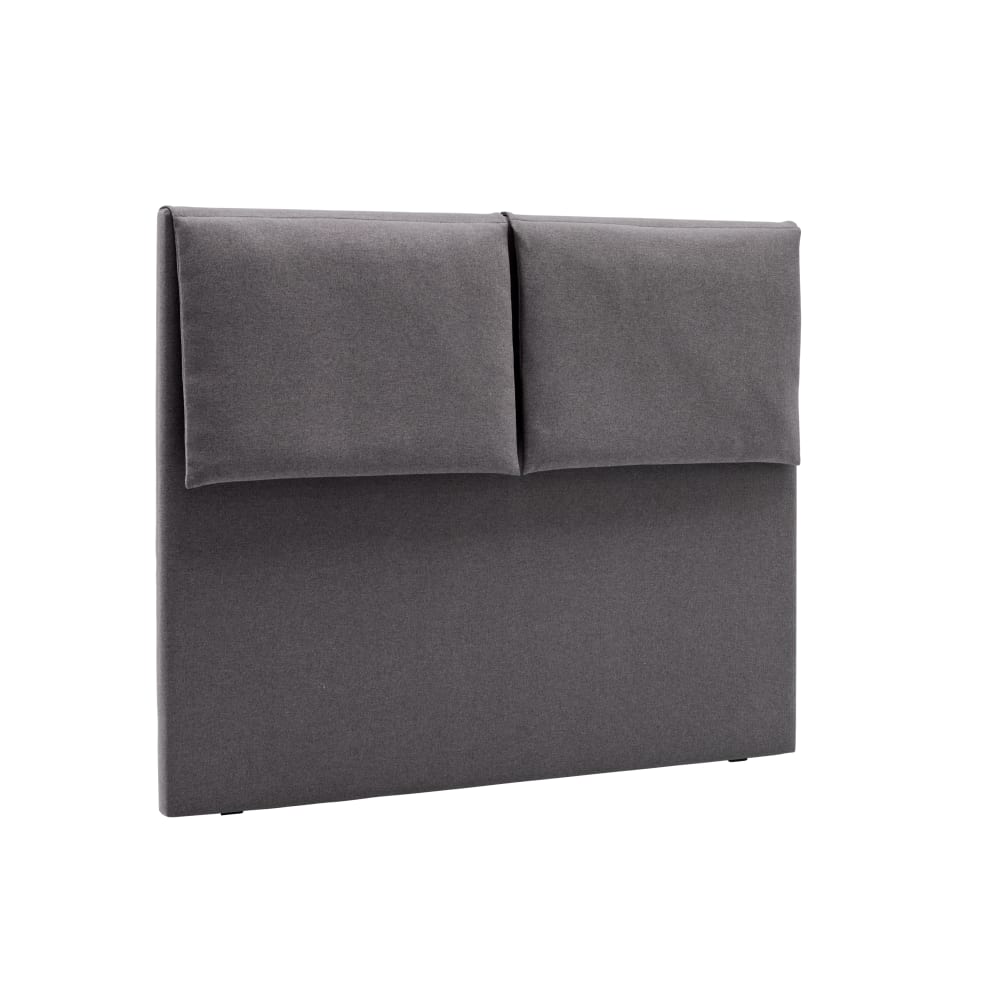 Tête de lit en tissu anthracite largeur 140 cm