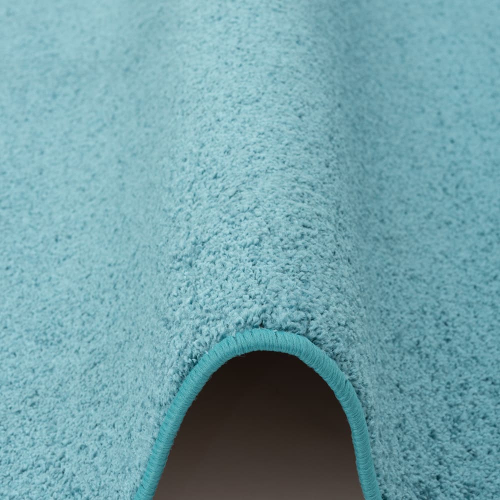 Tapis couloir uni pétrole 100x100 cm — vue 4