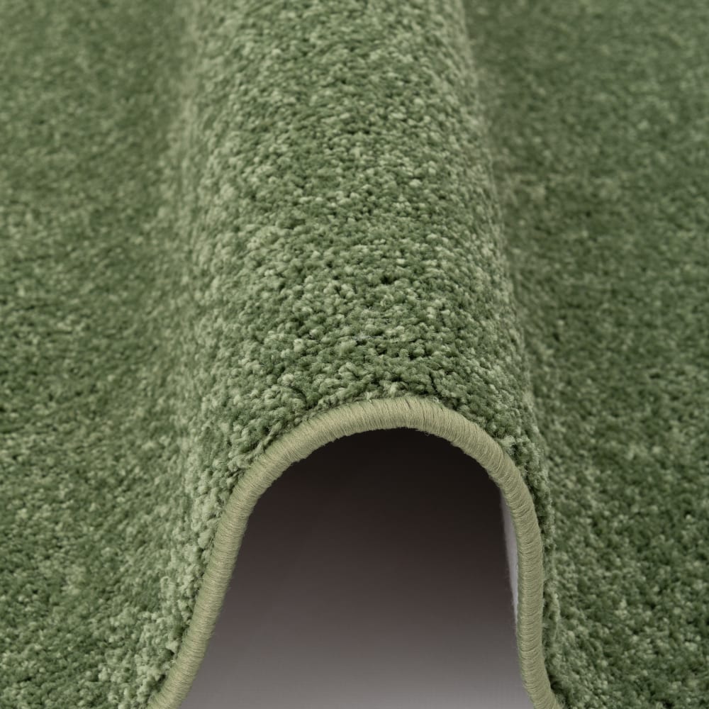 Tapis couloir uni vert 80x160 cm — vue 4