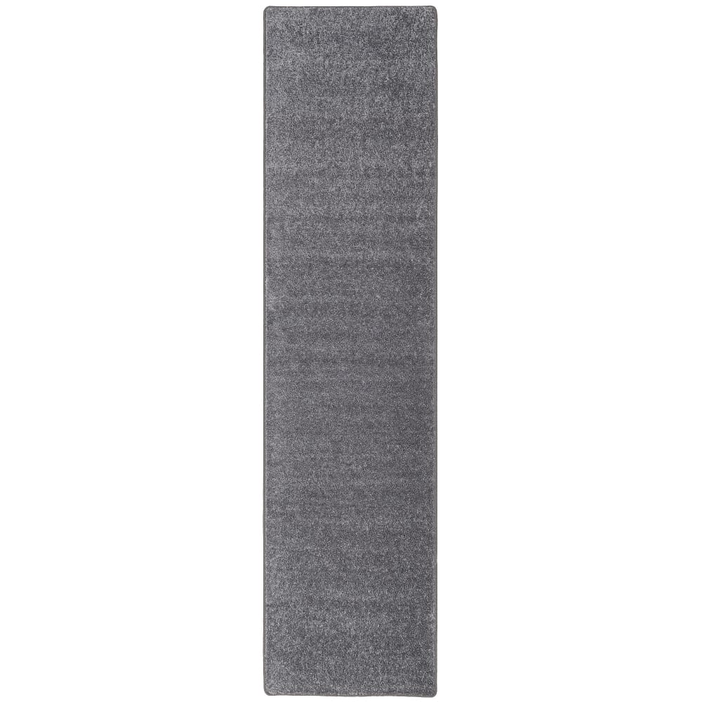 Tapis couloir uni gris