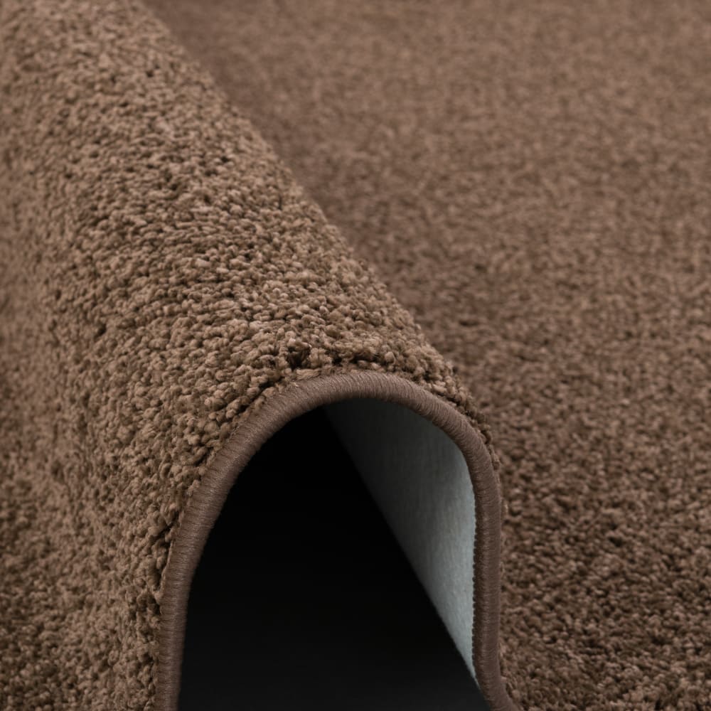 Tapis couloir uni chocolat 80x160 cm — vue 4