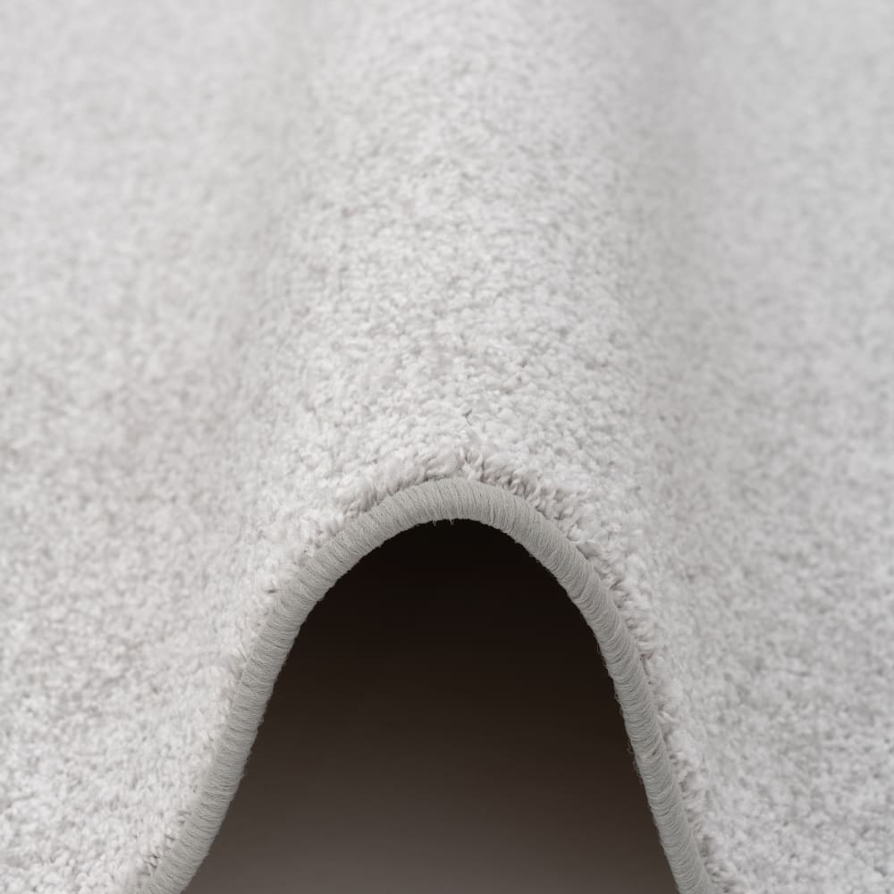 Tapis couloir uni gris argent 100x100 cm — vue 4
