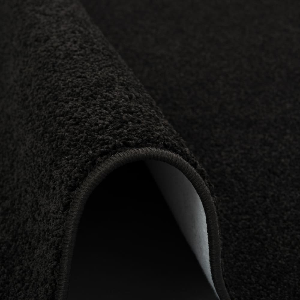 Tapis couloir uni noir 100x400 cm — vue 4