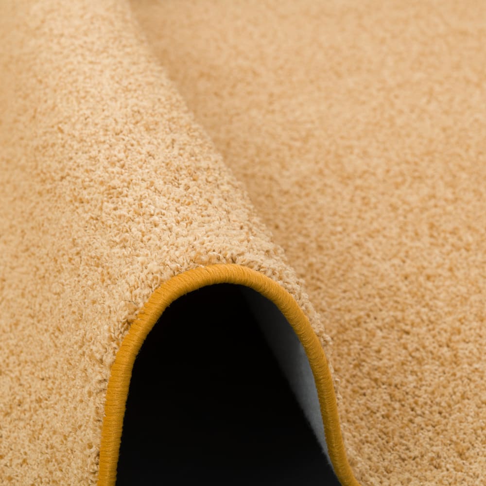 Tapis couloir uni jaune curry 80x400 cm — vue 4
