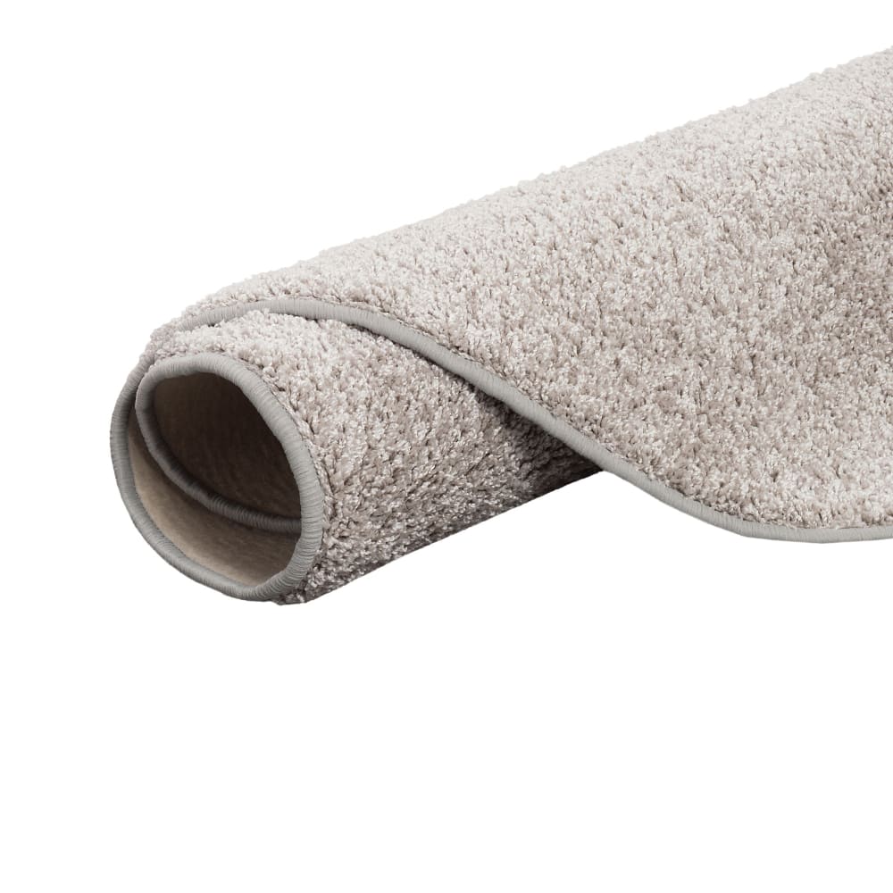 Tapis rond en velours gris argent 133x133 cm — vue 4