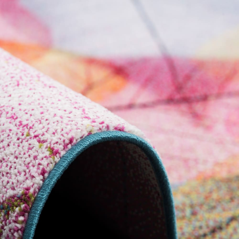 Tapis à feuilles multicolore 80x150 cm — vue 4