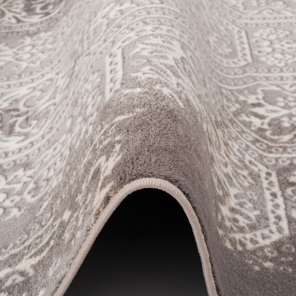 Tapis style vintage argent 80x160 cm — vue 4
