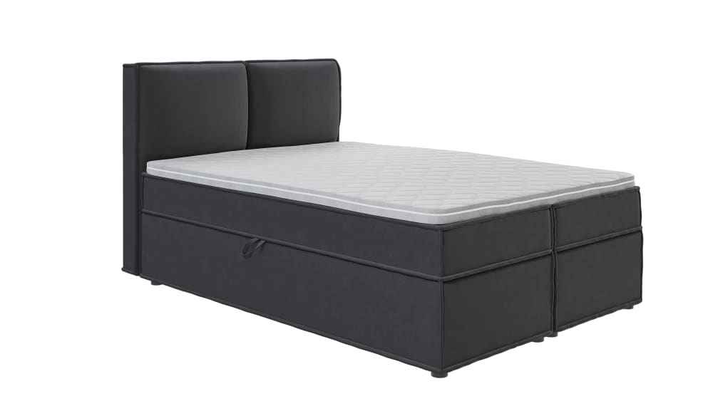 Lit boxspring 140x200 - microfibre