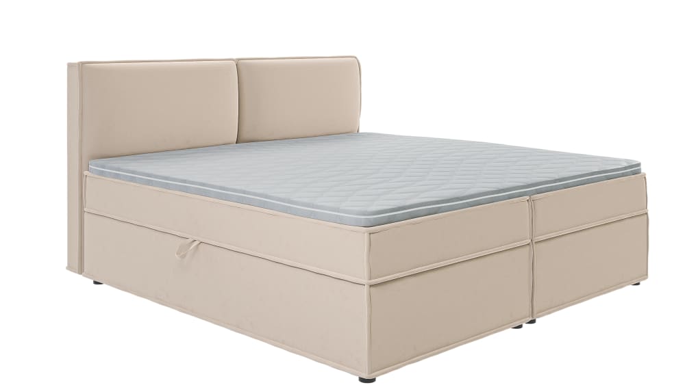 Lit boxspring 200x200 - microfibre