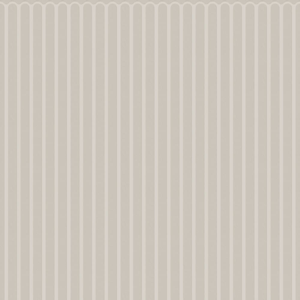 Papier peint rayures beige doux 1005x52cm — vue 3