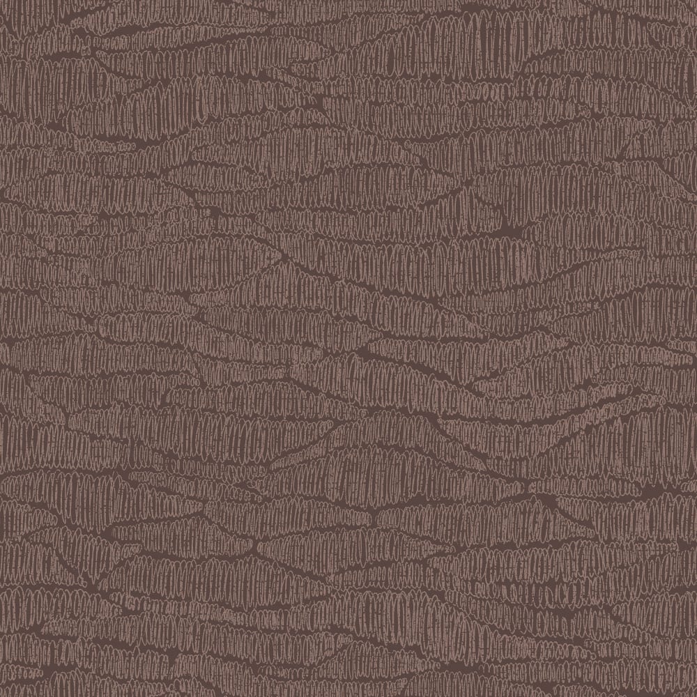 Papier peint tissage abstrait marron foncé 1005x52cm — vue 3