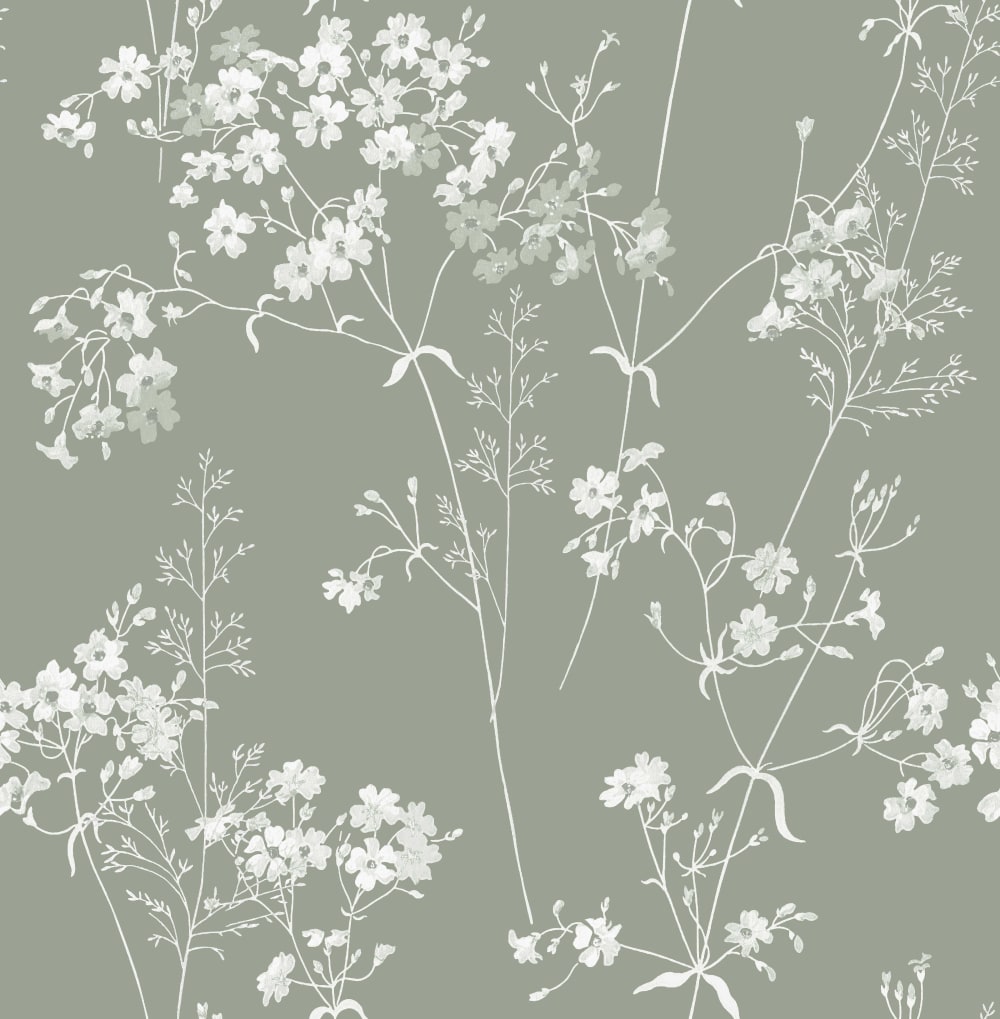 Papier peint feuillage vert 1005x52cm — vue 3