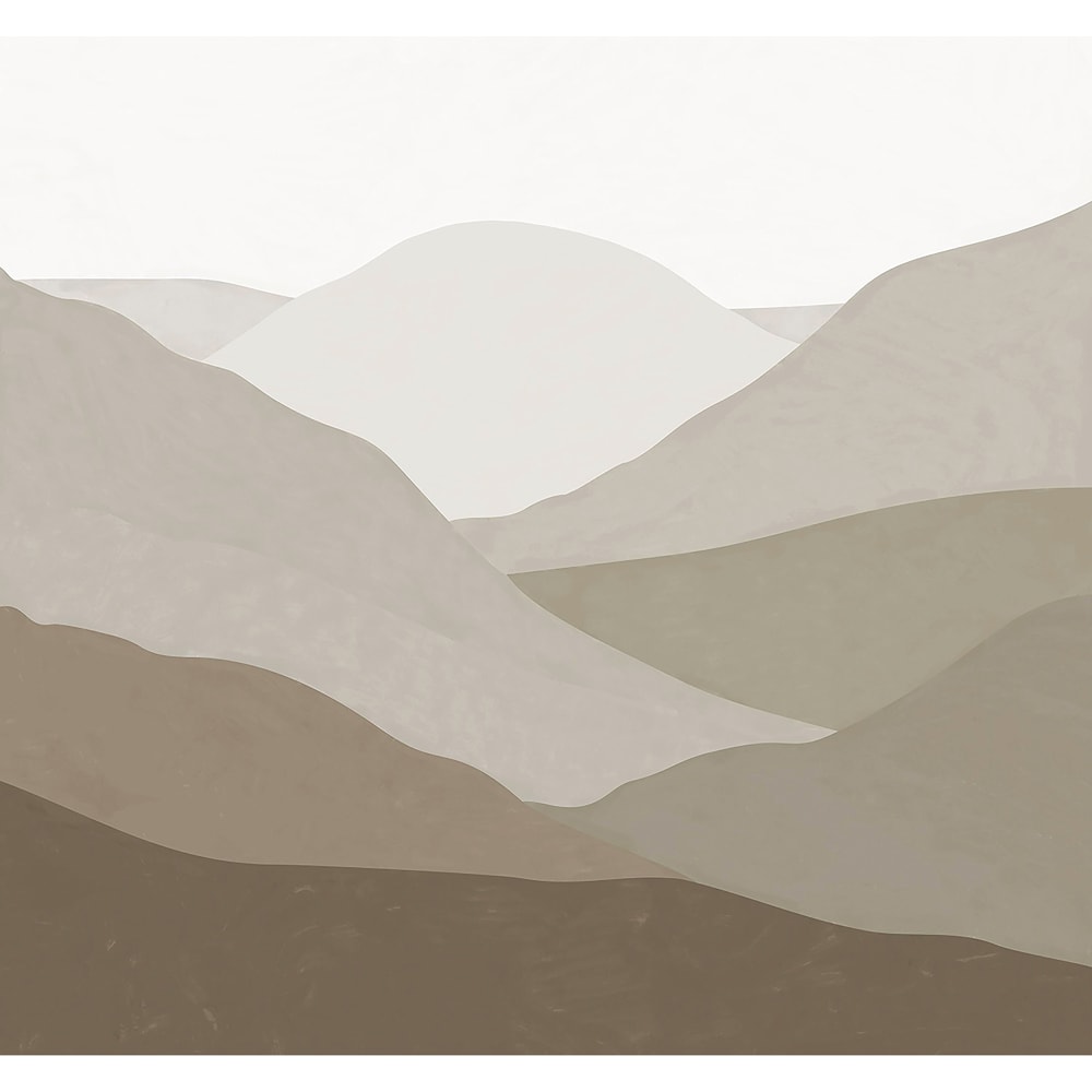 Fresque panoramique paysage de dune marron 300x280cm - Maisons du Monde