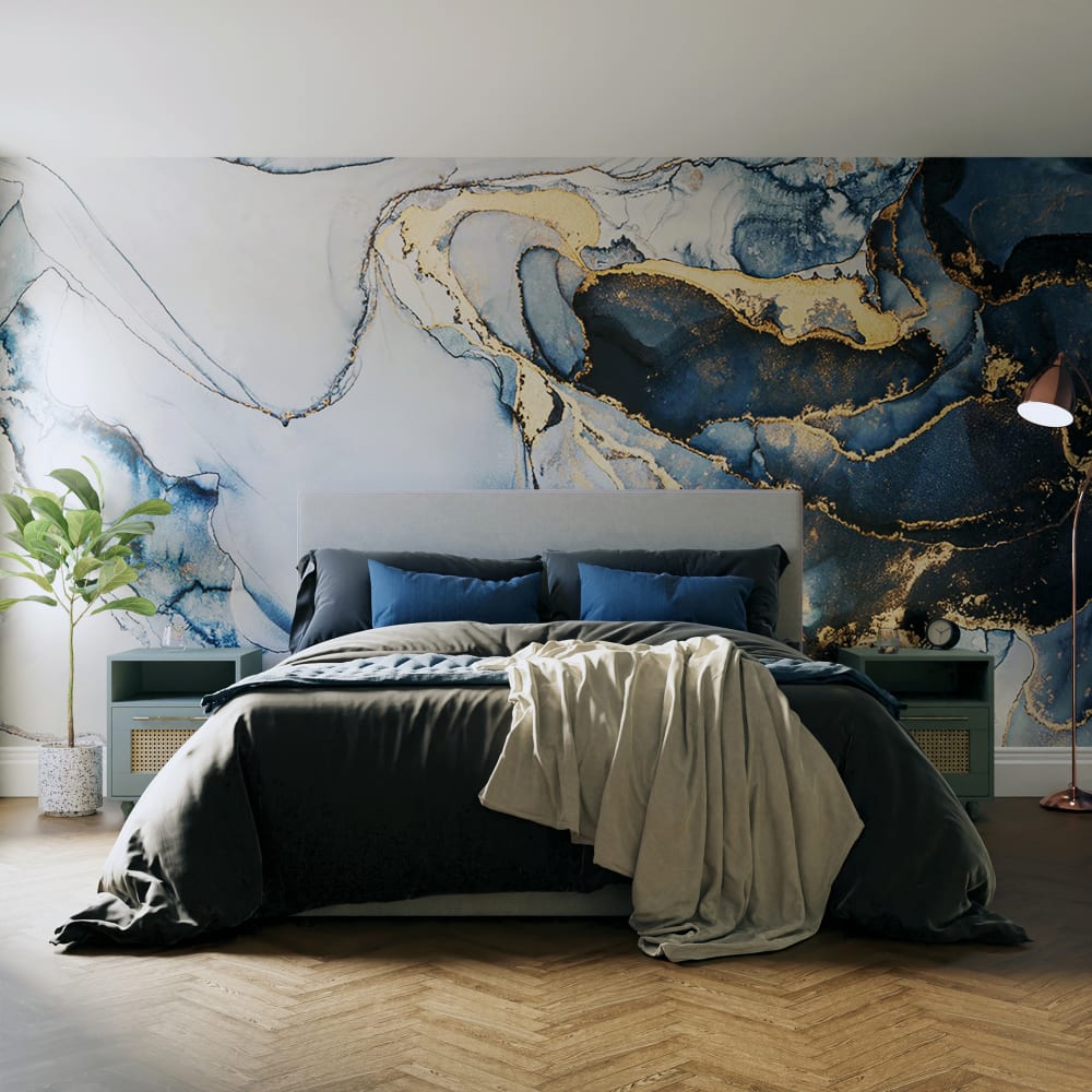 Fresque panoramique marbre