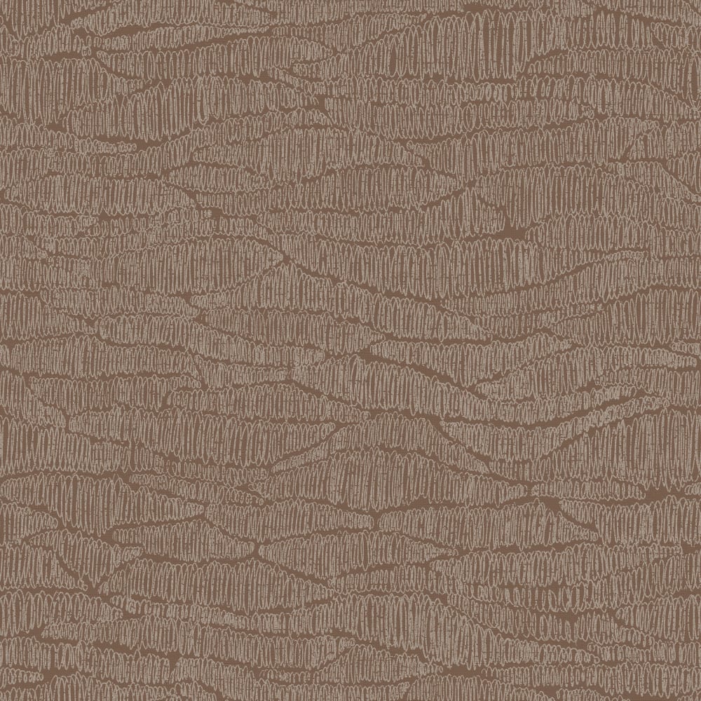 Papier peint tissage abstrait marron 1005x52cm — vue 3