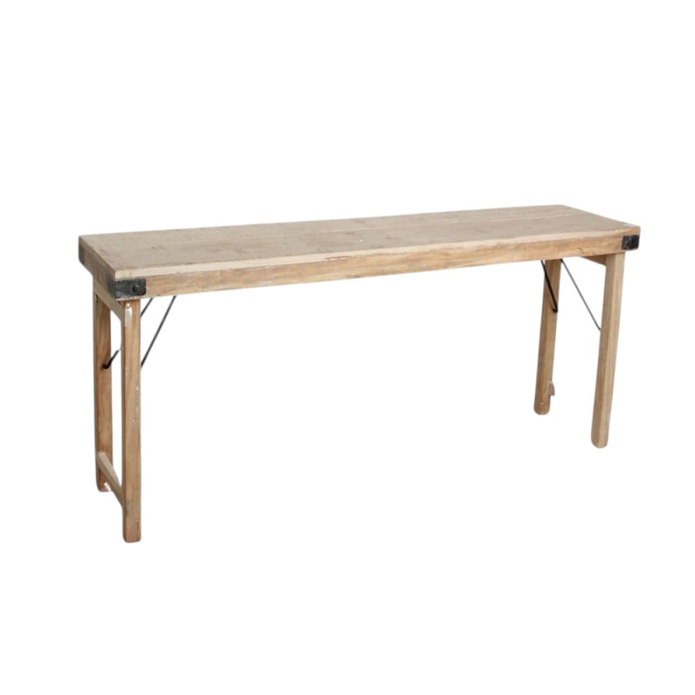 Console pliante en bois