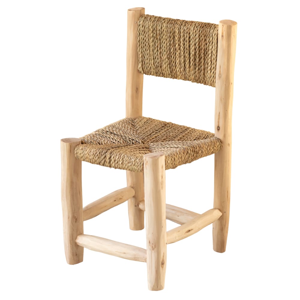 Chaise enfant bois de laurier  -  bois - 55 cm