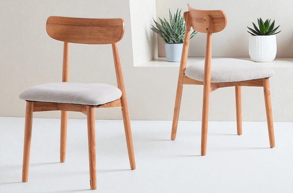 2 Holzstühle für Esszimmer - Maisons Du Monde