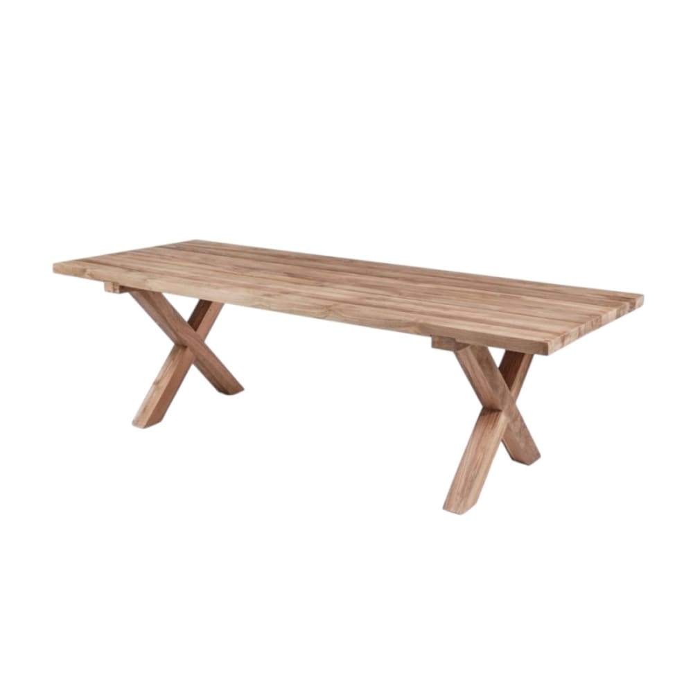 Table de repas In and Out en Teck recyclé