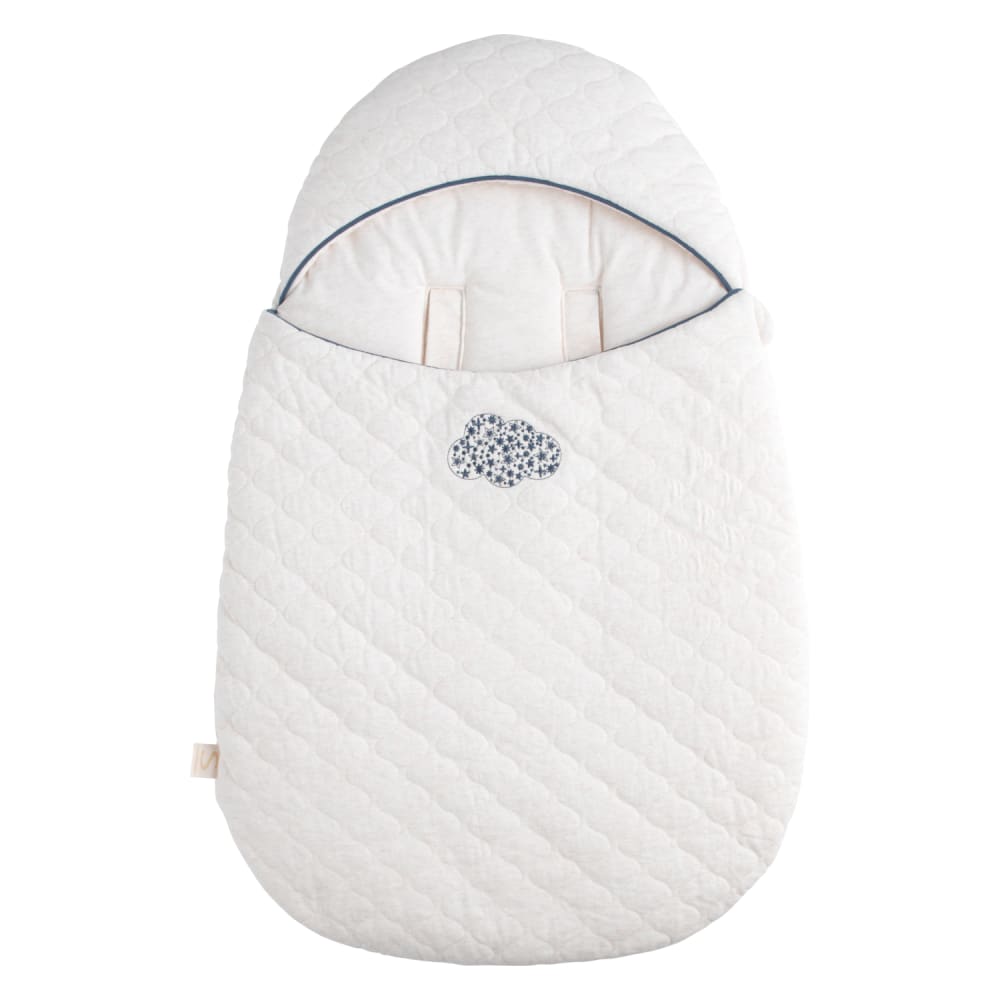 Nid d'ange bébé 5 attaches en coton matelassé