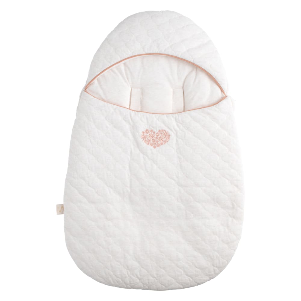 Nid d'ange bébé 5 attaches en coton matelassé