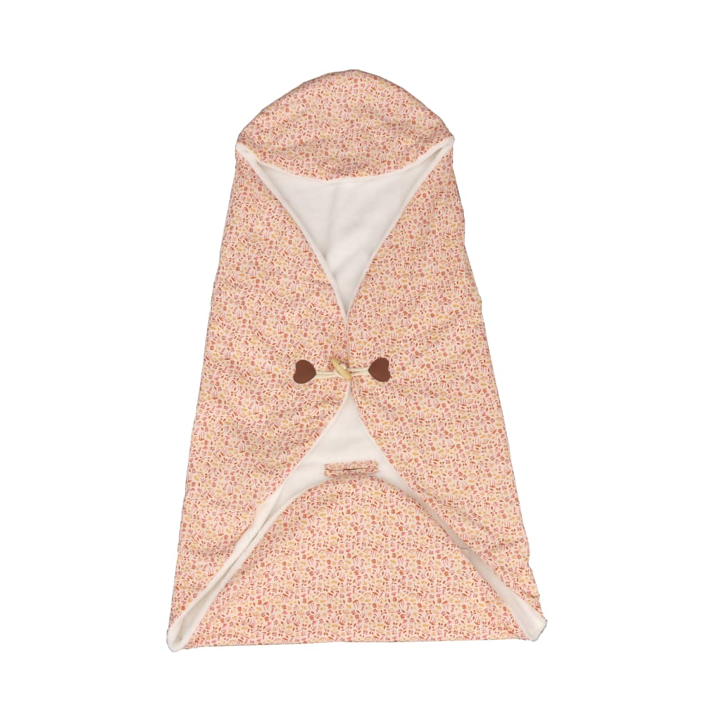Sauthon Nomadendecke mit Kapuze aus Baumwolle WEISS BAUMWOLLE Baby