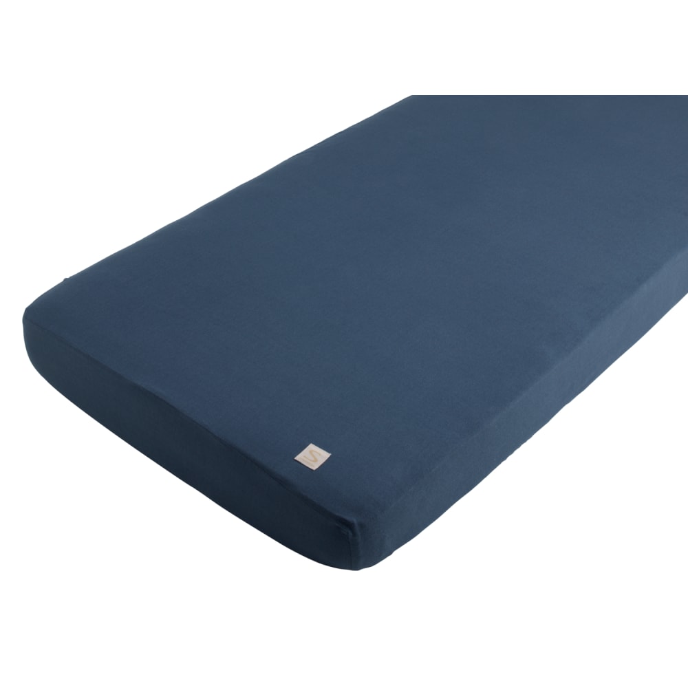 Lot de 2 draps housse en coton pour lit bébé - image 2