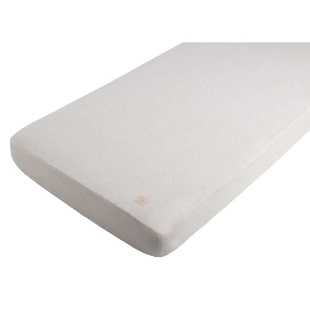 Lot de 2 draps housse en coton pour lit bébé - image 3