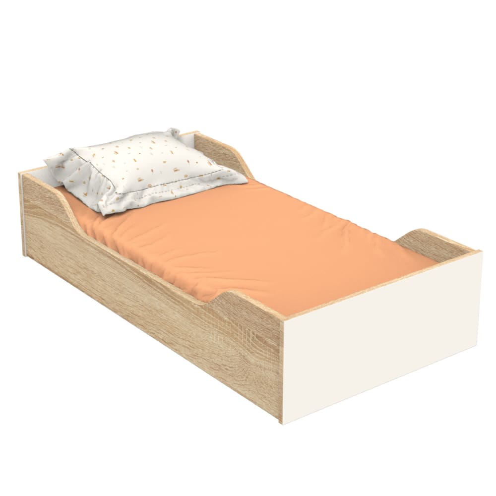 Umbausatz vom Babybett zum Juniorbett 140×70 im Holzdekor -