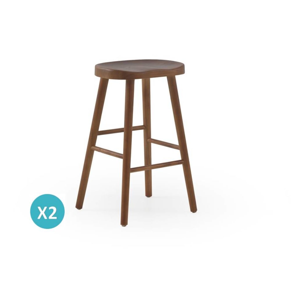 Lot de 2 tabourets en