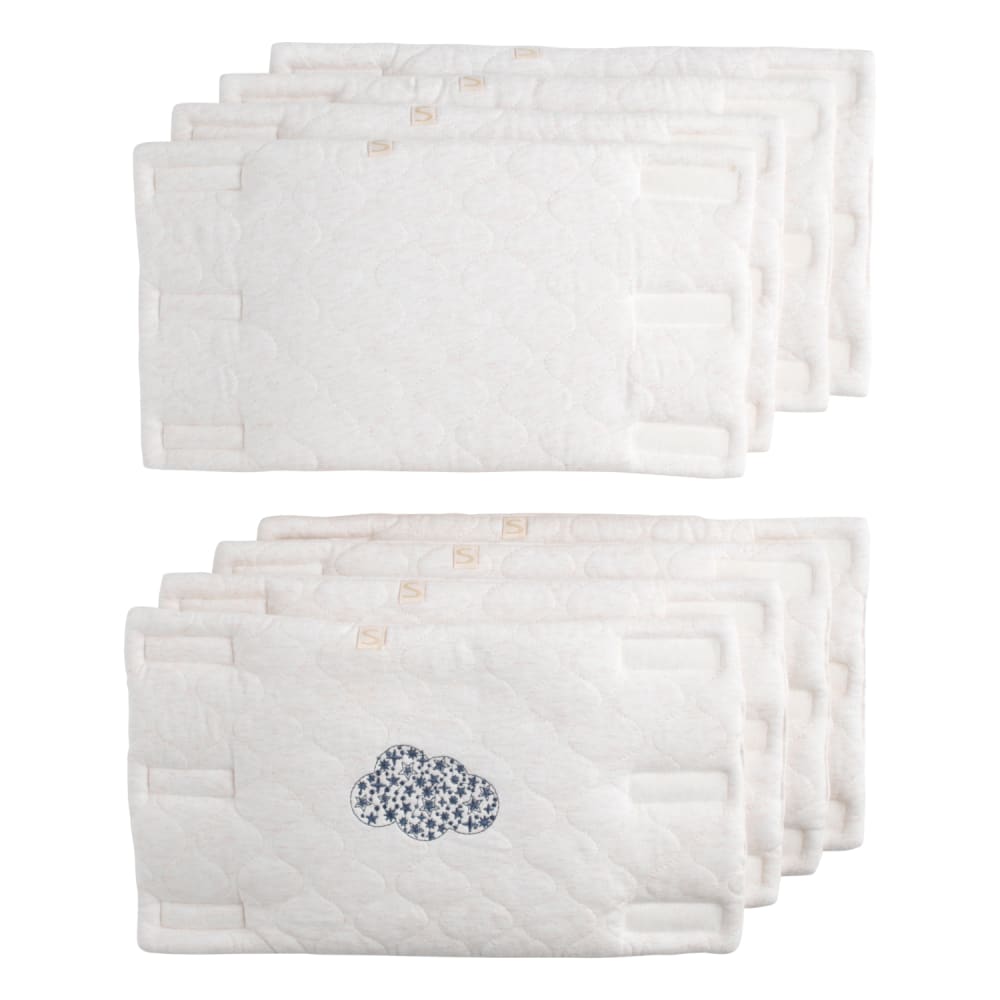 Protections de barreaux de lit en coton matelassé