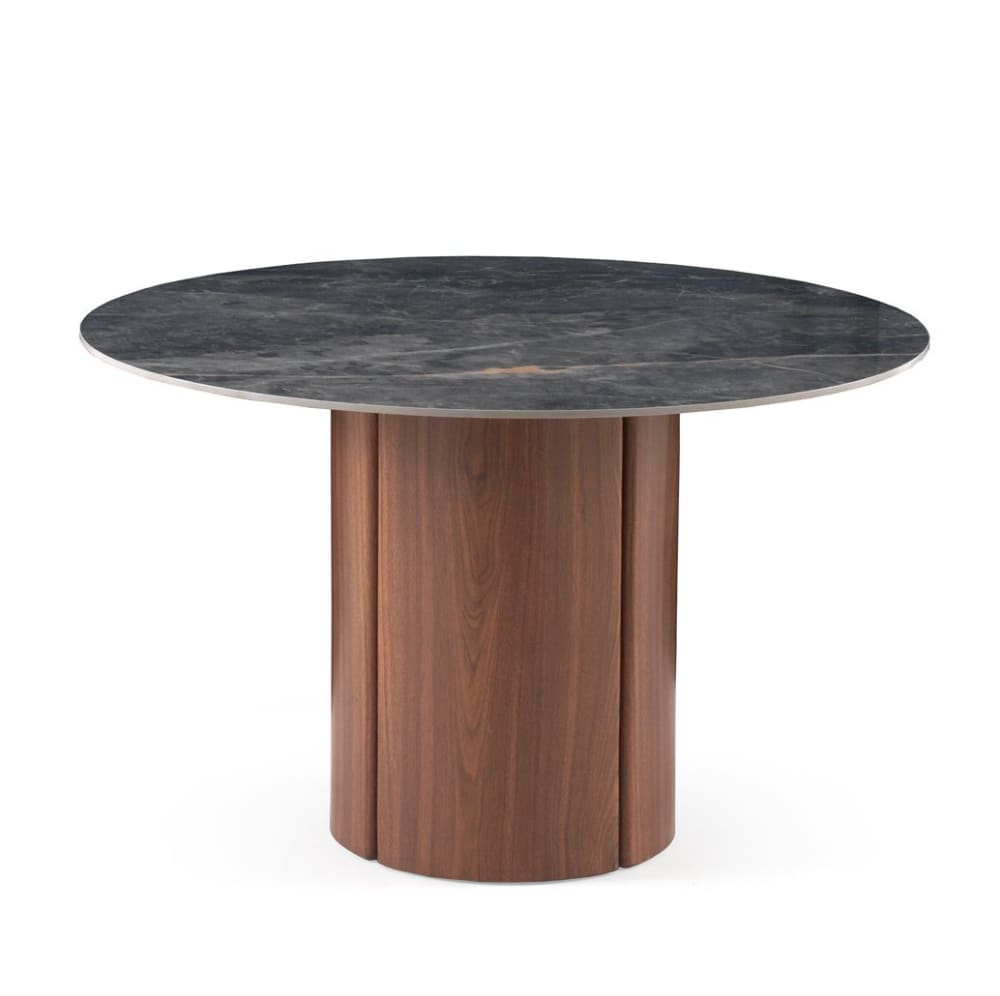 Table ronde 120 diam. avec plateau en céramique