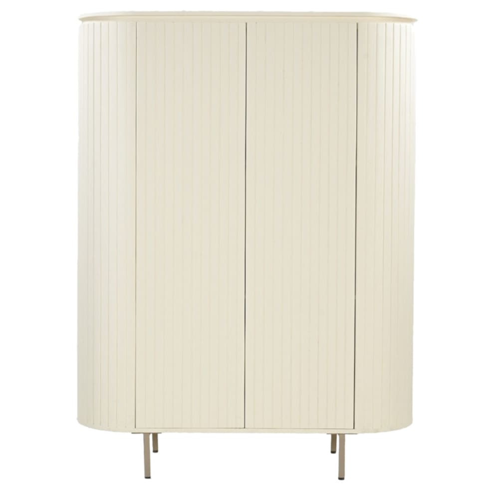 Vaisselier 115 cms en bois massif Ivoire