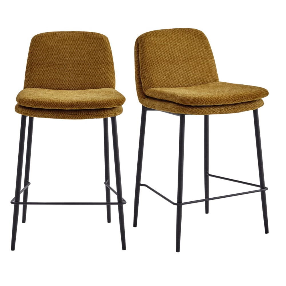 chaise de bar en tissu