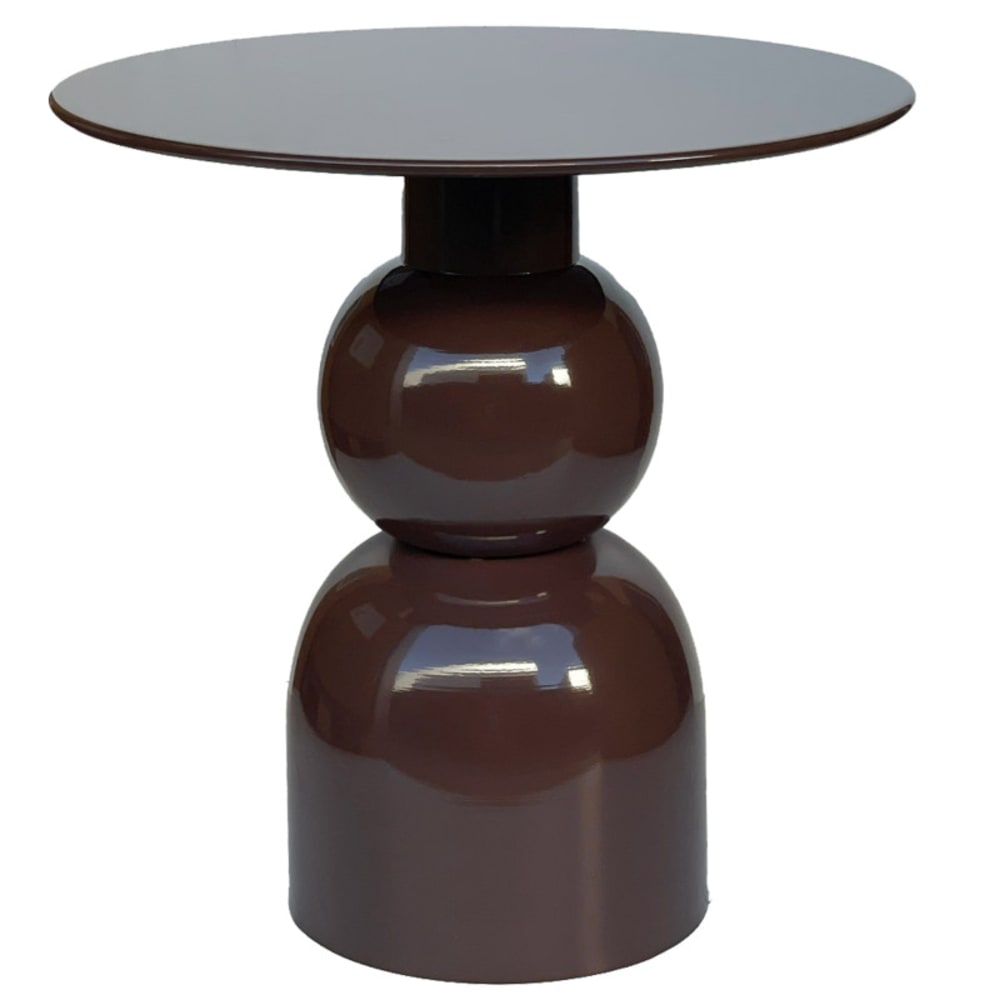 Table basse d'appoint acier laqué purple Table basse d'appoint acier laqué purple