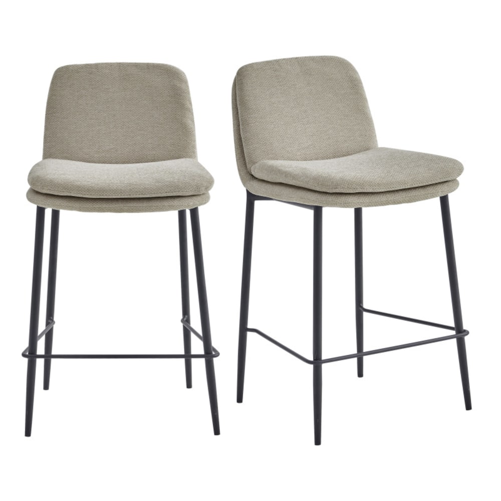 chaise de bar en tissu