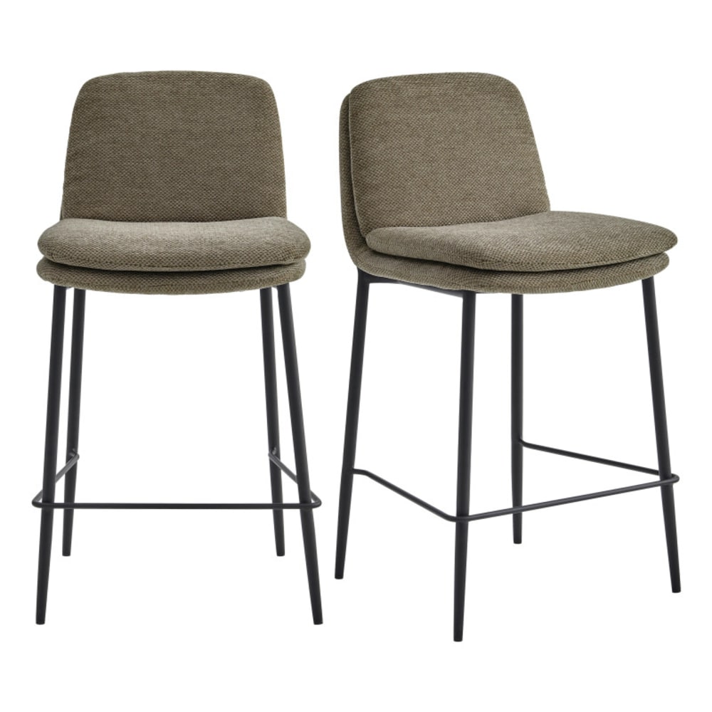 chaise de bar en tissu