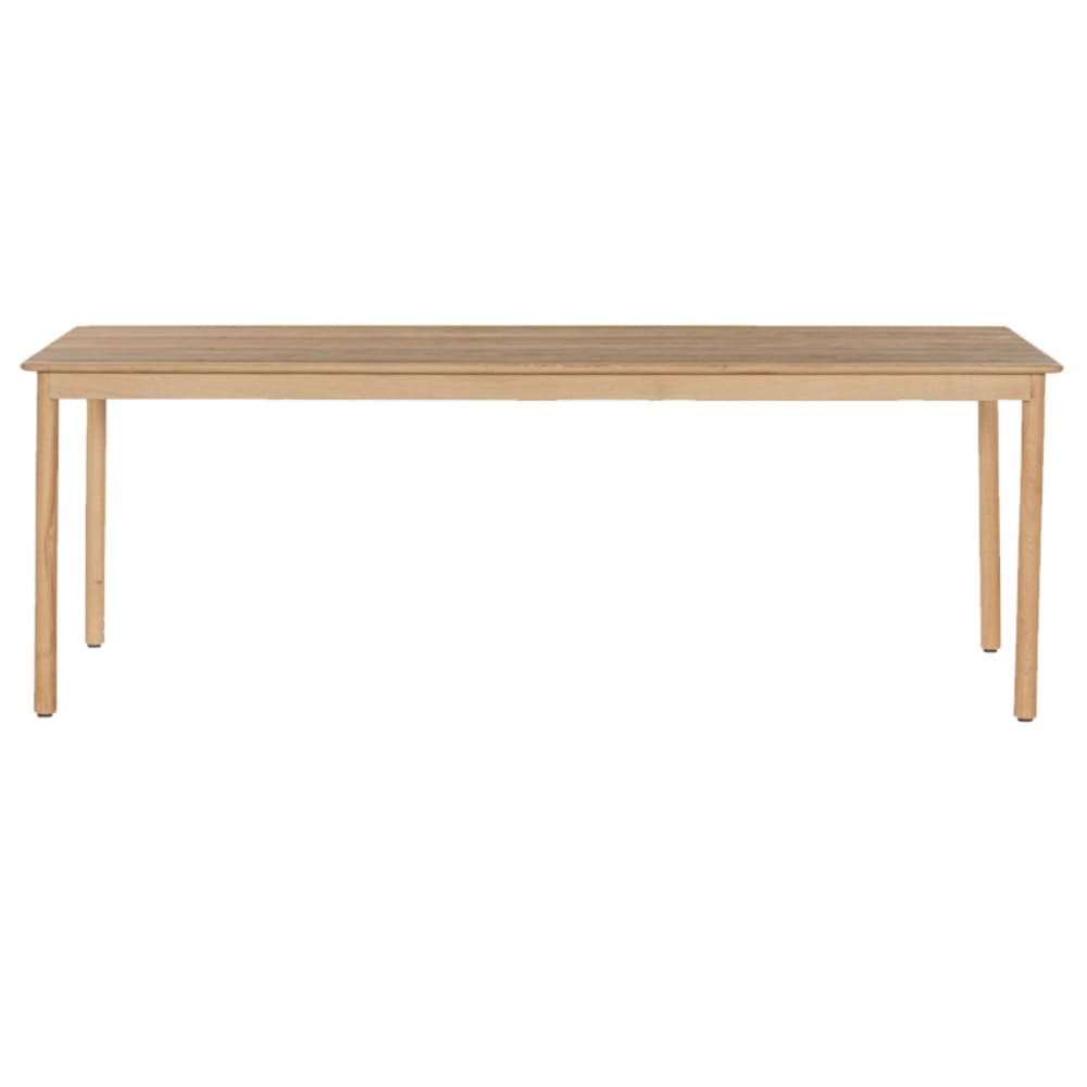 ROVERI- Table à manger rectangulaire L.220 cm Chêne