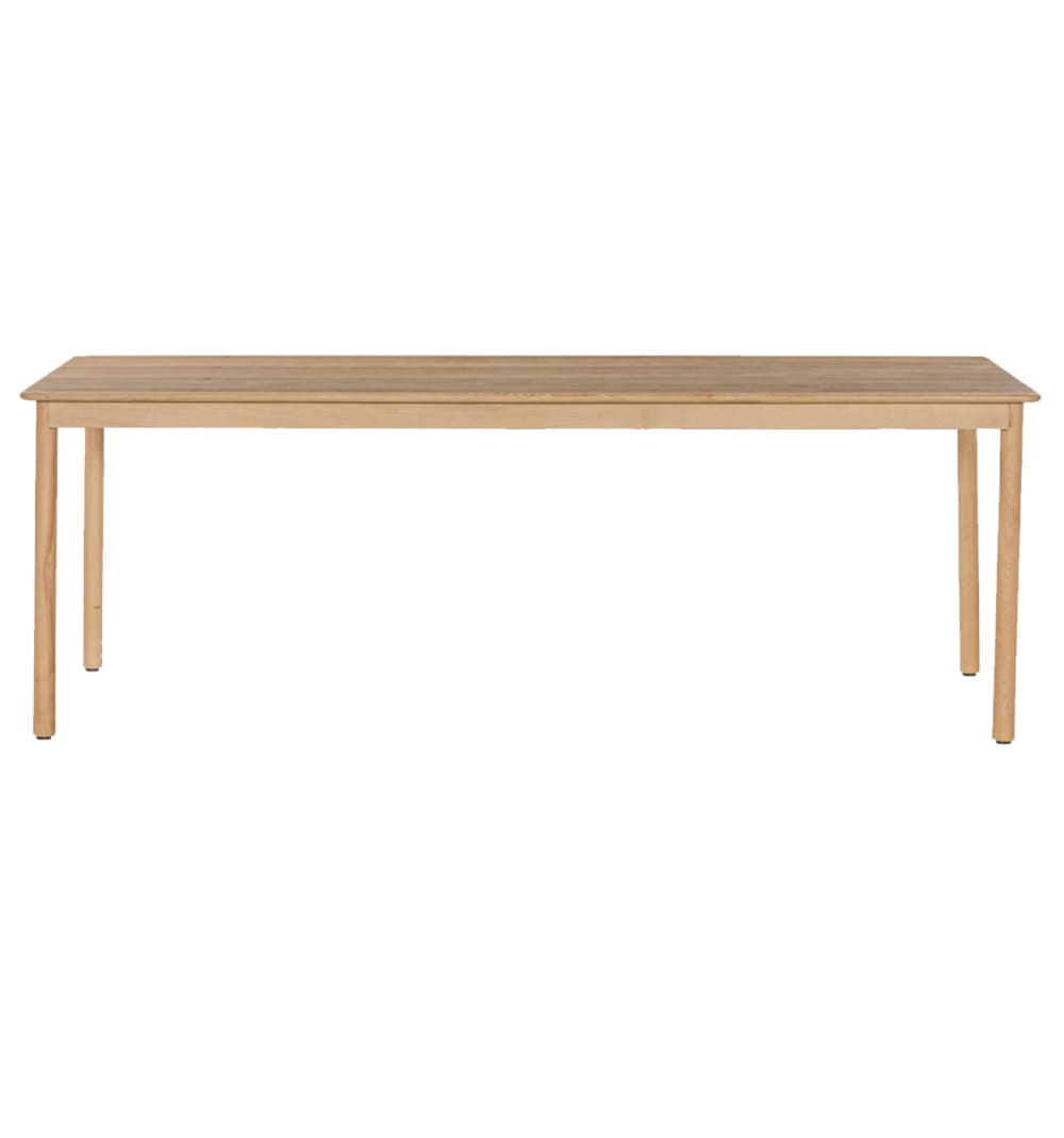 Table à manger rectangulaire L.220 cm Chêne