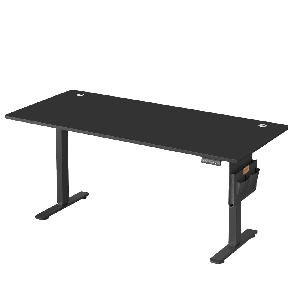 Bureau électrique réglable en hauteur 180 x 80 cm port usb-c noir Bureau électrique réglable en hauteur 180 x 80 cm port usb-c noir